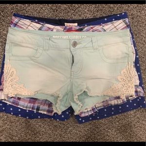 3 pack shorts